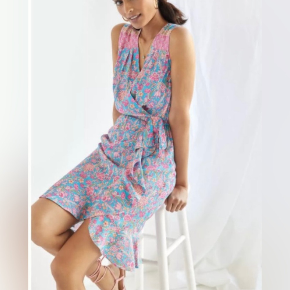 NWT Petite Anthropologie Plenty by Tracy Reese Botanical Mini Dress
